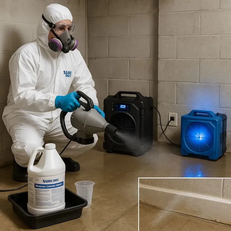 Sanitization and Odor Removal process in La Porte, IN