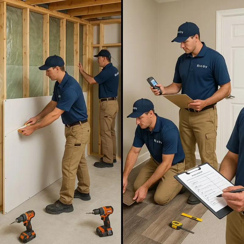 Repairs and Reconstruction process in La Porte, IN