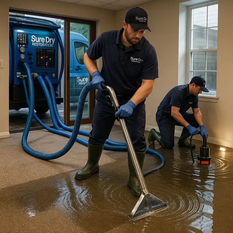 Water Extraction and Removal process in La Porte, IN